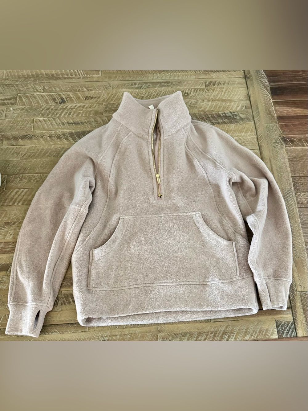 Lululemon Scuba Tumbled Fleece Funnel-Neck Half Zip
